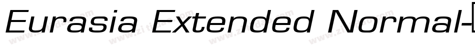 Eurasia Extended Normal字体转换